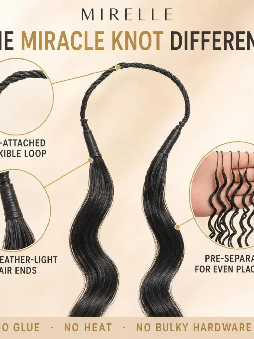 Mirelle Deep Wave Crochet Human Hair